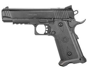 Girsan, Witness 2311, Single Action, Semi-automatic, 9mm, 4.25" Barrel, Polymer Grips, Optic Ready, Far-Dot Optic Included, Blued Finish, Black, 17 Rounds