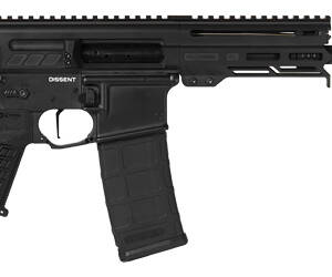 CMMG, Dissent, Semi-automatic Pistol, AR, 300BLK, 6.5" Barrel, Cerakote Finish, Armor Black, Manual Safety, 30 Rounds, 2 Magazines