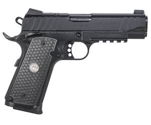 Girsan, MC1911C Influencer, 1911, Semi-Automatic, Metal Frame Pistol, Commander Size, 10MM, 4.4" Barrel, Optics Ready Slide, Steel, Black, Composite Grips, 3-Dot Sights, Ambidextrous Safety, 9 Rounds, 1 Magazine