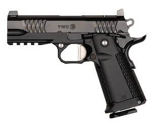 Jacob Grey, TWC 9, Semi-automatic, 1911, Metal Frame Pistol, Commander Size, 9MM, 4.25" Bull Barrel, Aluminum Frame, Anodized Finish, Black, Optics Ready Slide, XS Front Night Sight, Manual Safety, 17 Rounds, 2 Magazines