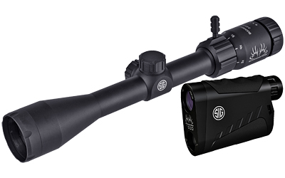 Sig Sauer, Buckmaster Combo Kit, Rifle Scope, Kilo 1500 Rangefinder, 3-9X40mm