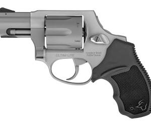 Taurus, Model 856CH, Double Action Only, Metal Frame Revolver, Small Frame, 38 Special, 2" Barrel, Alloy, Matte Finish, Silver, Rubber Grips, Fixed Sights, 6 Rounds, Concealed Hammer