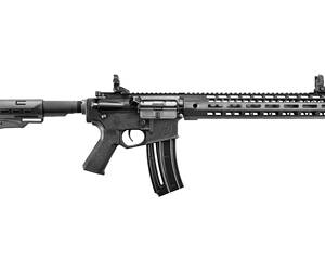 Hammerli Arms, Tac R1, Semi-automatic, AR, 22 LR, 16.1" Threaded Barrel, Black, MFT Minimalist Stock, M-LOK Handguard, Front/Rear Flip Sights, 20Rd